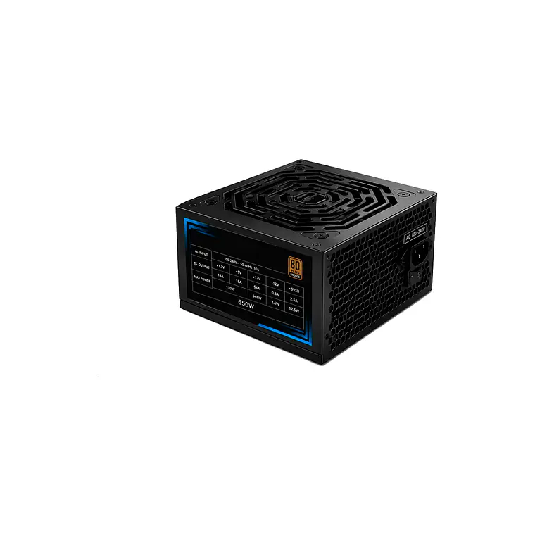 Fuente de Poder 650 W 80 Plus Bronze para PC 2