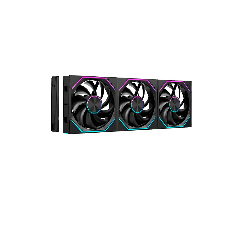 Kit 3 Ventiladores ARGB 120 mm para Gabinete 2