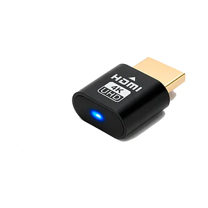 Adaptador HDMI Dummy 4K Emulador de Monitor Virtual 