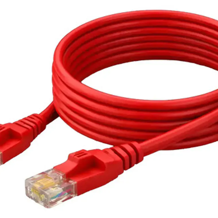 Cable de Red Ethernet Cat6 Cubinexus 20 Metros RJ45 UTP Gigabit 1000 Mbps Rojo 1