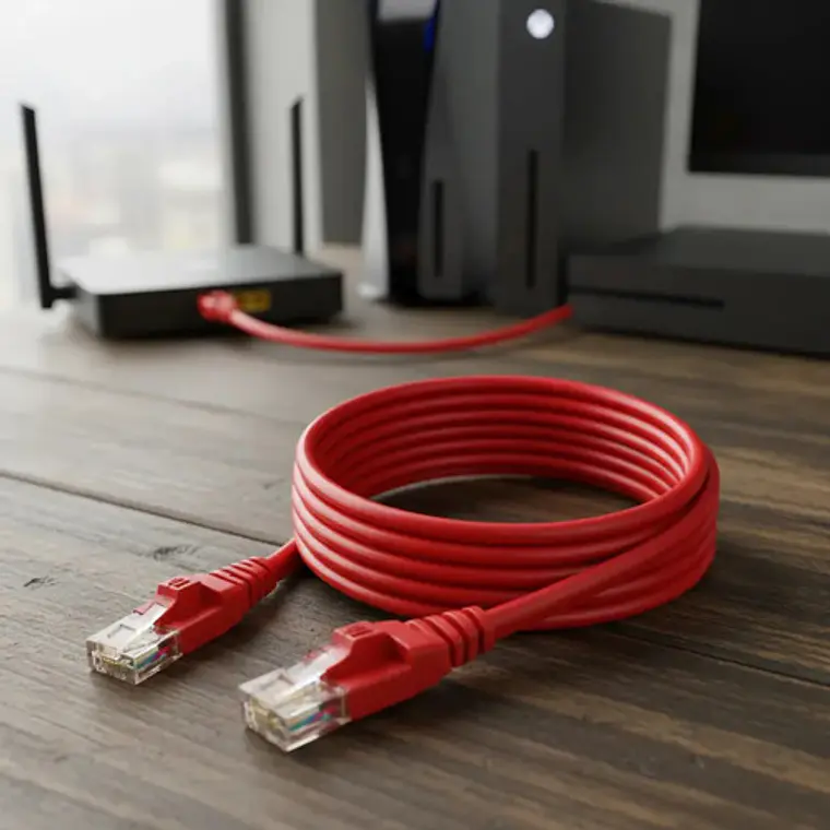 Cable de Red Ethernet Cat6 Cubinexus 20 Metros RJ45 UTP Gigabit 1000 Mbps Rojo 2