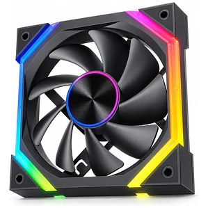 Ventilador Cooler PC Gamer 120mm ARGB PWM Negro Cubinexus
