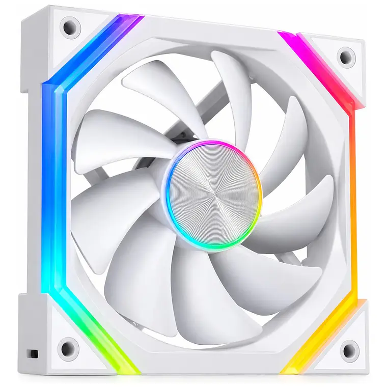Ventilador Cooler PC Gamer 120mm ARGB PWM Blanco Cubinexus 1