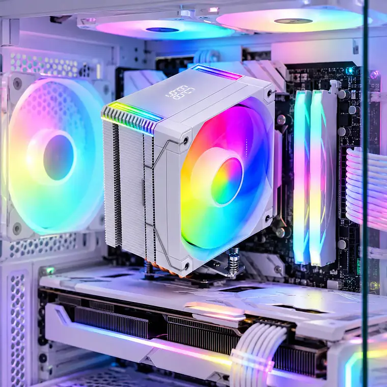 Disipador CPU Cubinexus MT4-V4D ARGB Digital Blanco 2
