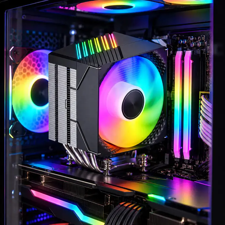 Disipador CPU Cubinexus MX40 RGB 200W Negro 2