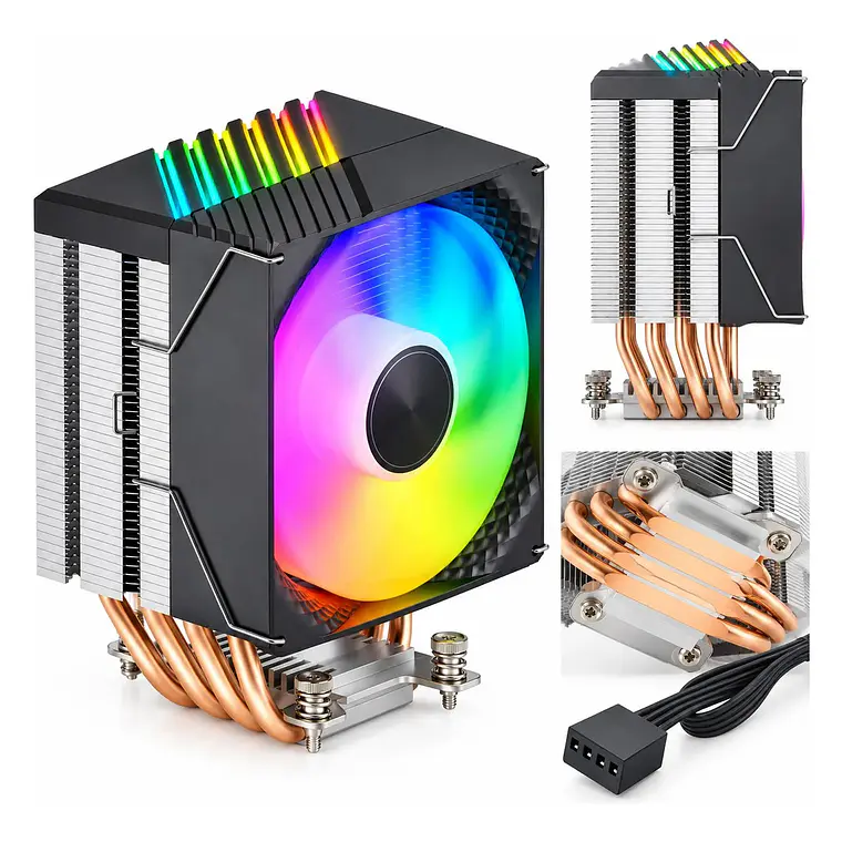 Disipador CPU Cubinexus MX40 RGB 200W Negro 3