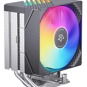 Disipador CPU por Aire ARGB 4 Heatpipes 200W Intel AMD Negro