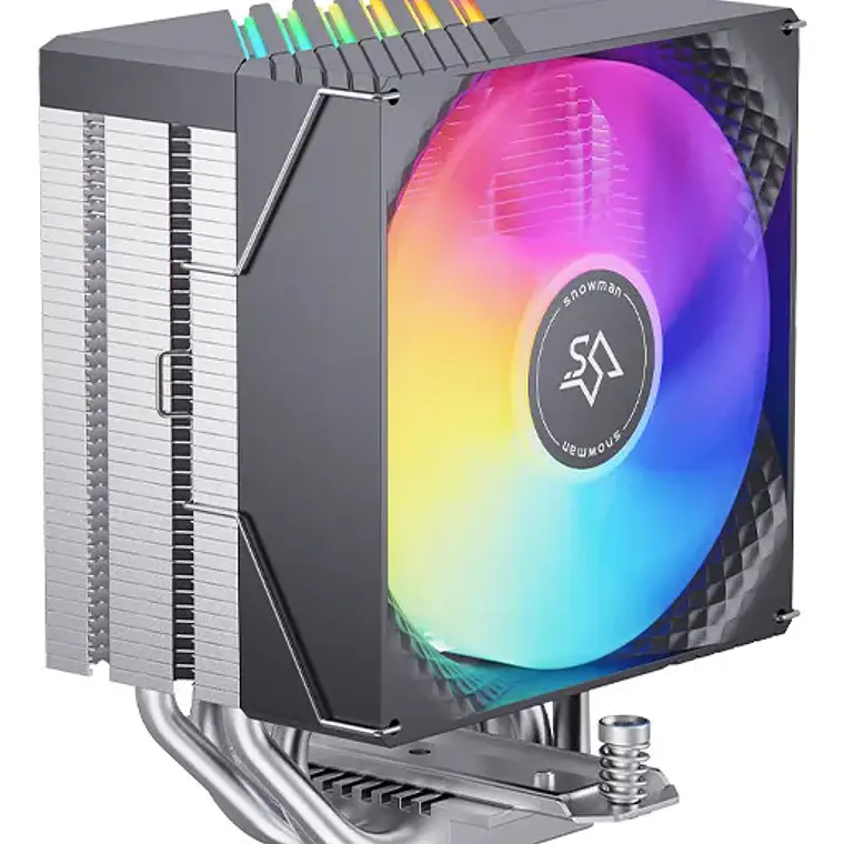 Disipador CPU por Aire ARGB 4 Heatpipes 200W Intel AMD Negro 1
