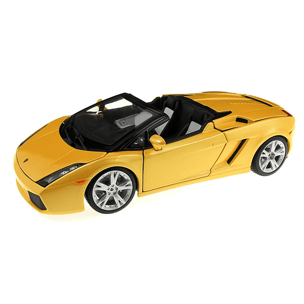 Bburago 1:18 - Lamborghini Gallardo Spyder Amarelo 1