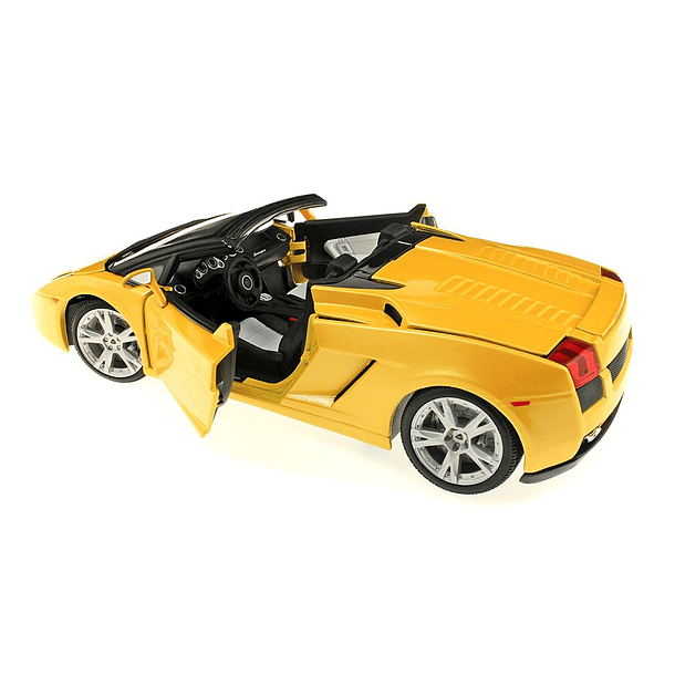 Bburago 1:18 - Lamborghini Gallardo Spyder Amarelo 2