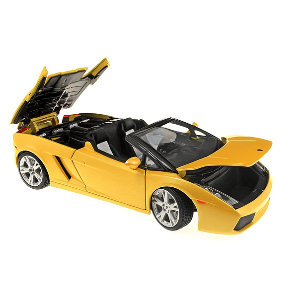 Bburago 1:18 - Lamborghini Gallardo Spyder Amarelo 3