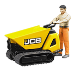 Mini DumpsterJCB HTD-5 com Trabalhador 1