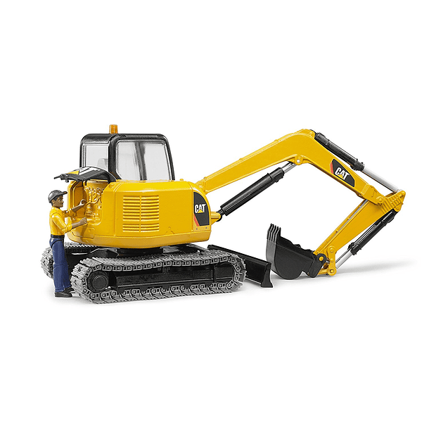 Mini Escavadora com Figura CAT 4