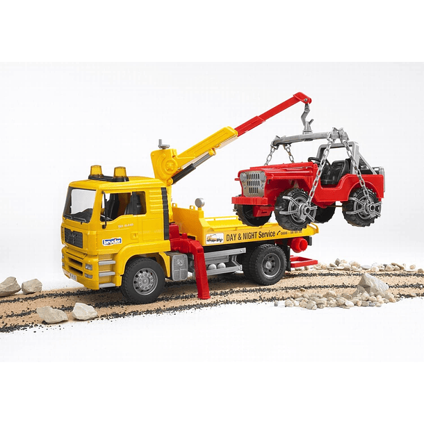 Reboque MAN TGA c/Veiculo Off-Road 3