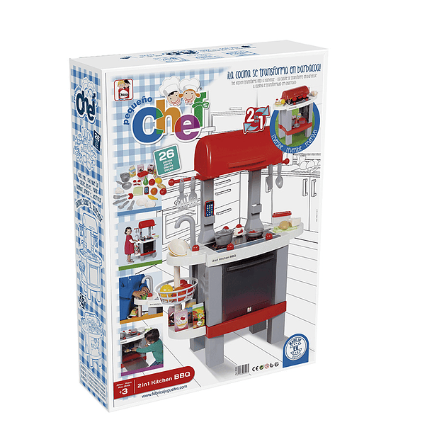 Cozinha 2 em 1 BBQ 1