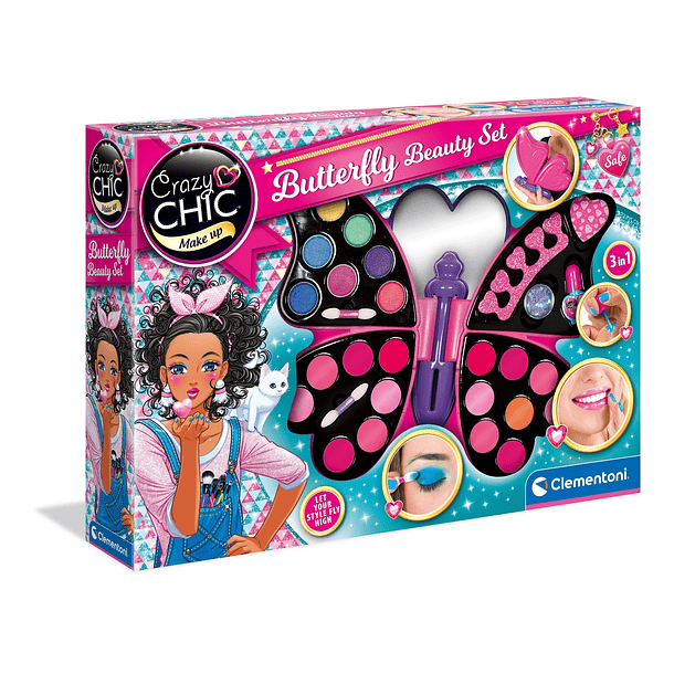 Estojo de Maquilhagem Borboleta 1