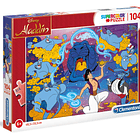 Puzzle 104 pçs - Aladino 1