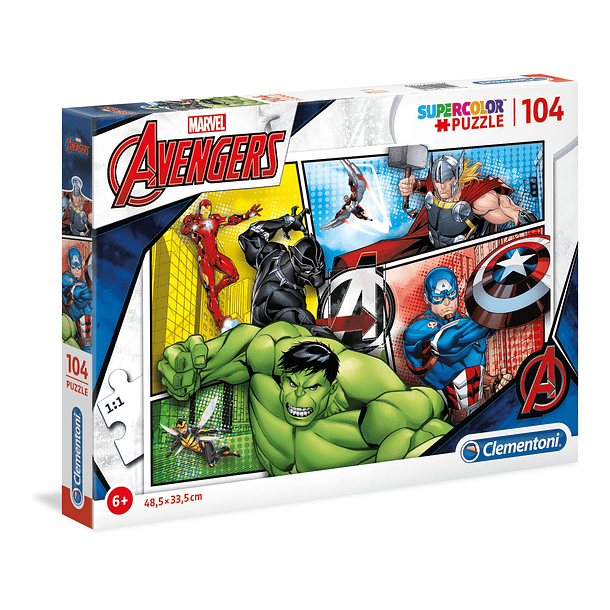 Puzzle 104 pçs - Avengers 1