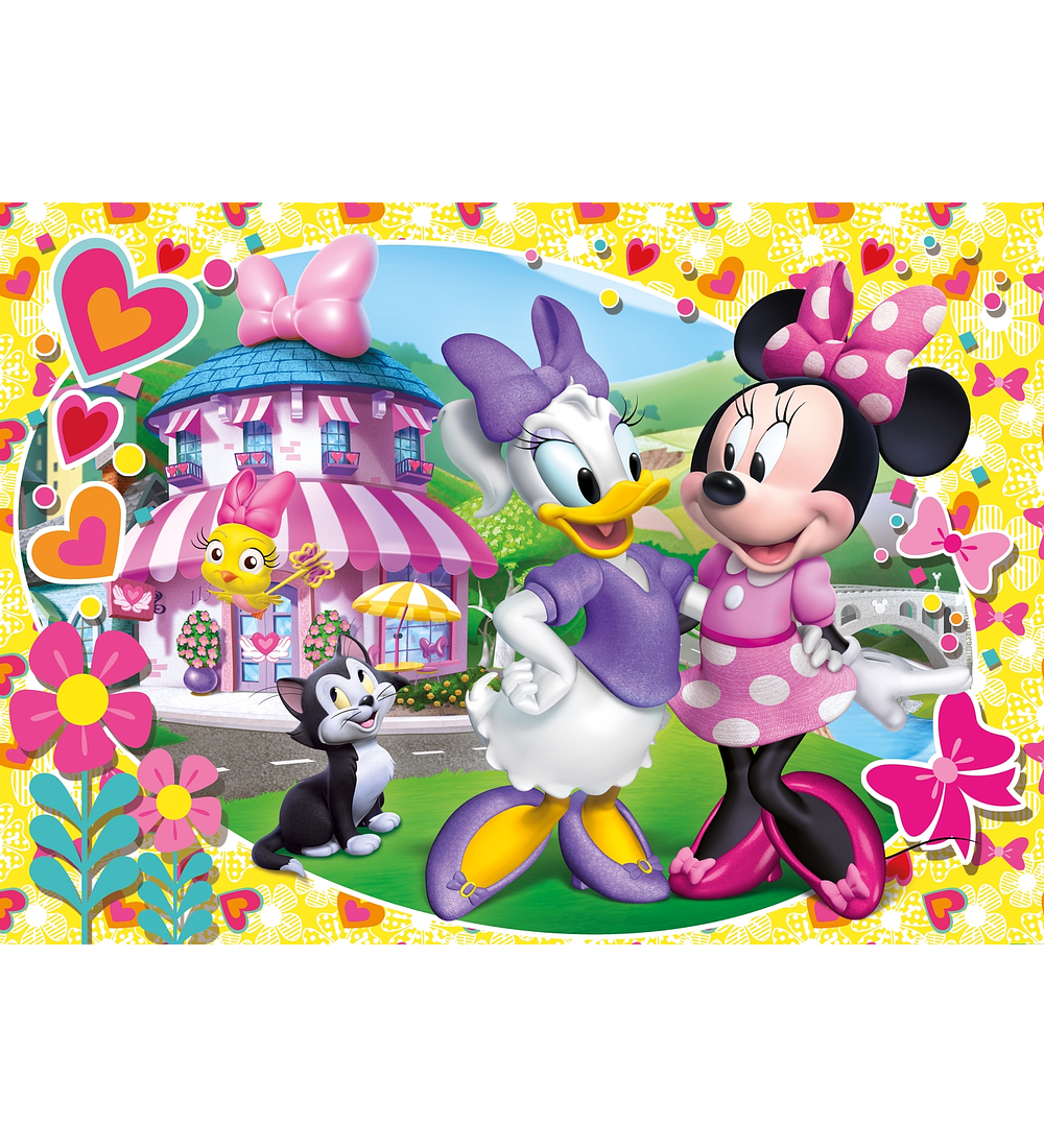 Puzzle 104 pçs - Minnie Happy Helper