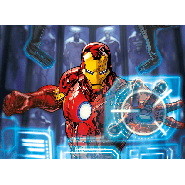 Puzzle 20 + 60 + 100 + 180 pçs - Avengers 2