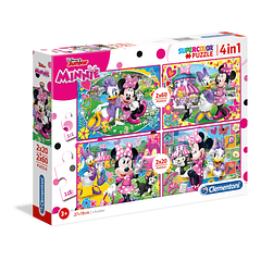 Puzzle 2x20 + 2x60 pçs - Minnie