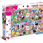 Puzzle 2x20 + 2x60 pçs - Minnie 1