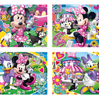 Puzzle 2x20 + 2x60 pçs - Minnie 2