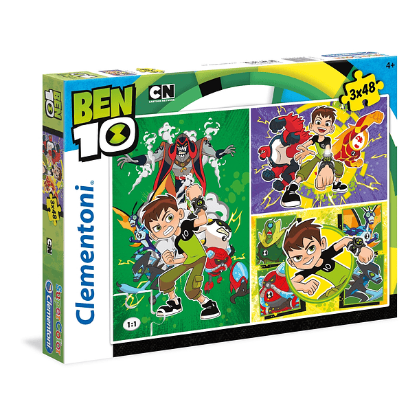 Puzzle 3 x 48 pçs - Ben 10 1