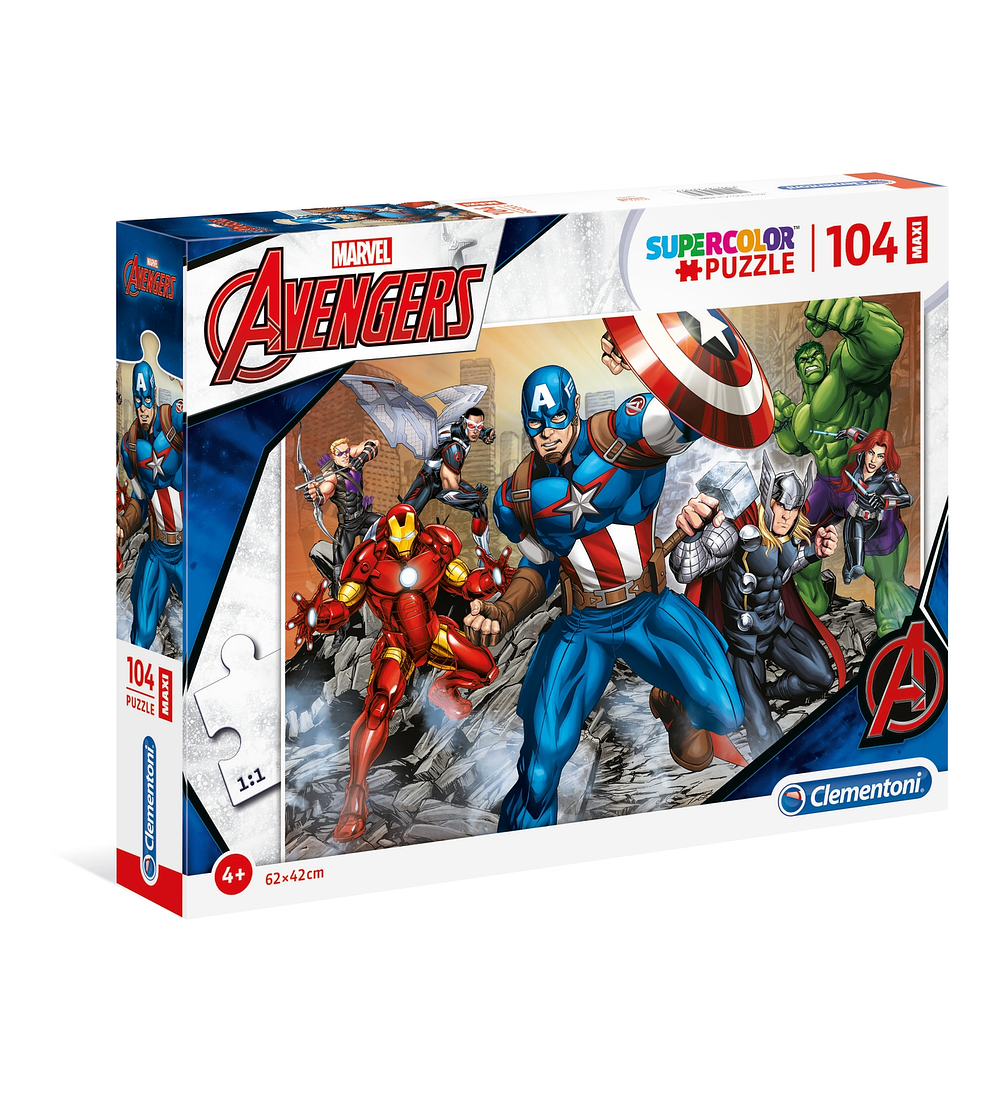 Puzzle Maxi 104 pçs - Avengers