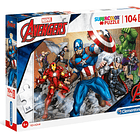 Puzzle Maxi 104 pçs - Avengers 1