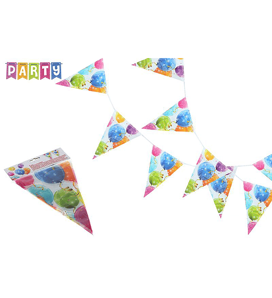 Conjunto 9 Bandeirolas - Festas