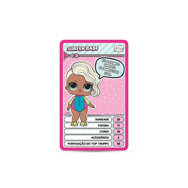 Jogo de Cartas Top Trumps - LOL Surprise 2