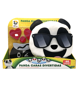 Panda - Peluche Caras Divertidas