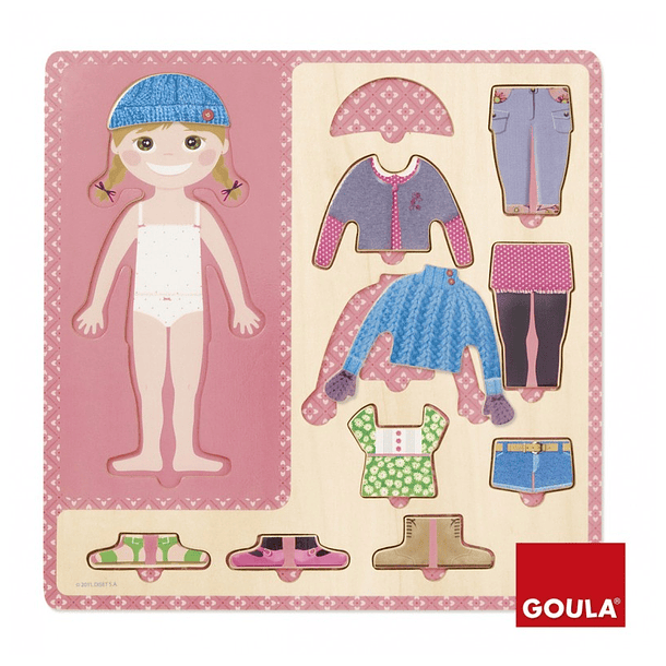 Puzzle Vestir a Menina 