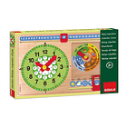 Relógio Calendário em Português 1