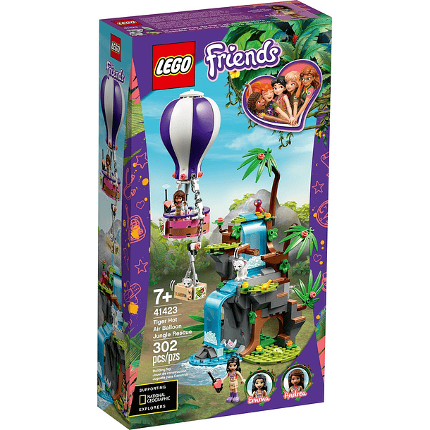 Resgate do Tigre na Selva em Balão de Ar Quente 1