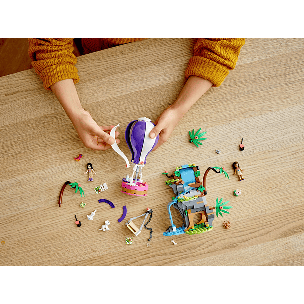 Resgate do Tigre na Selva em Balão de Ar Quente 3