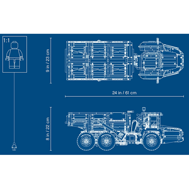 6x6 Transportador Articulado Volvo 8