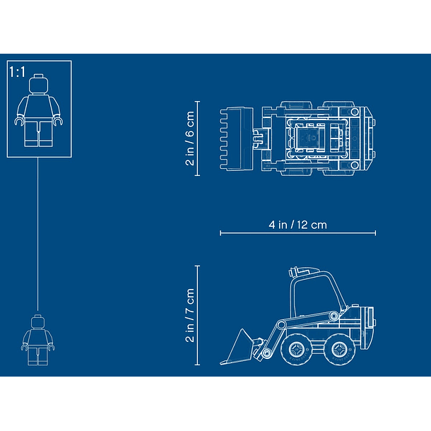 Trator Carregador da Construção 4