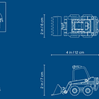 Trator Carregador da Construção 4