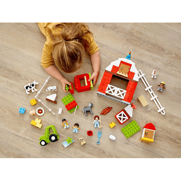 Celeiro, Trator e Cuidar dos Animais da Quinta 3