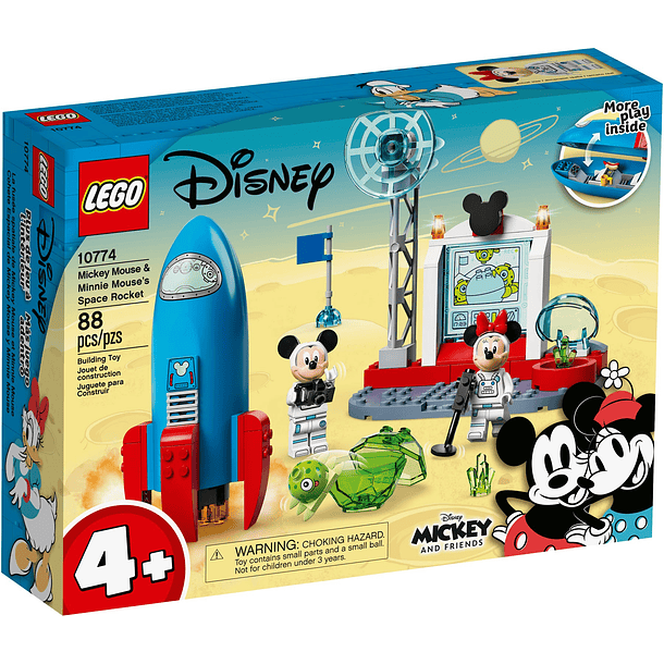 Foguetão Espacial do Mickey Mouse e da Minnie Mouse 1