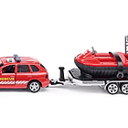 Siku - Carro de Patrulha com Reboque e Hovercraft 1