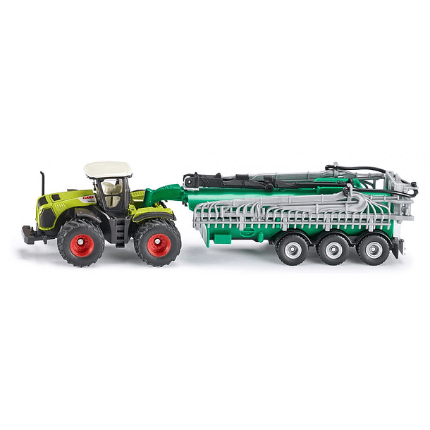 Siku - Tractor Class Xerion com Reboque Tanque Aspirador 1