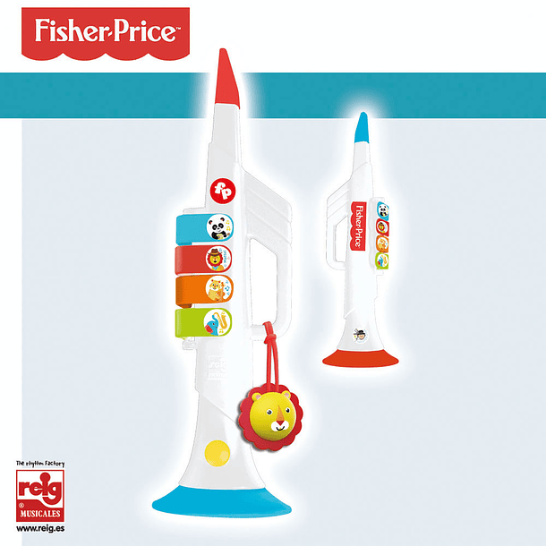 Fisher-Price -Trompete de 4 Notas 