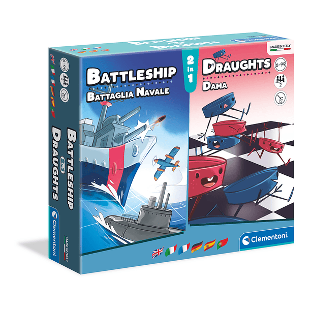 Jogo da Batalha Naval + Damas 