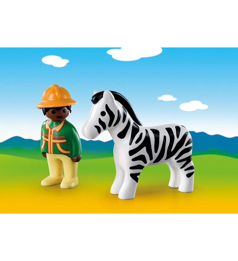 Homem com Zebra