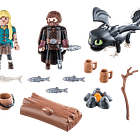 Hiccup e Astrid com Dragão Bebê 2