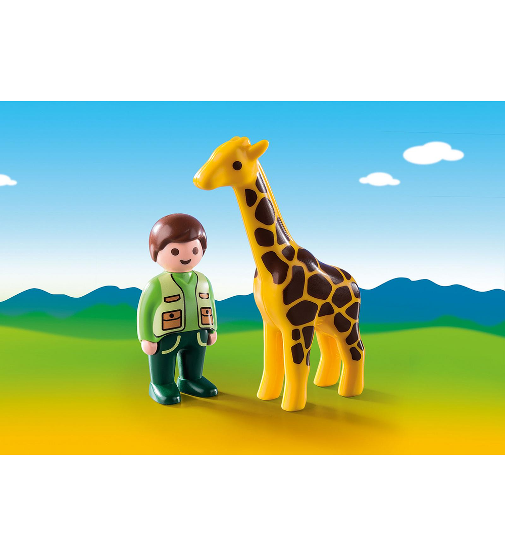 Tratador com Girafa