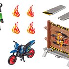 Moto com parede de fogo 2